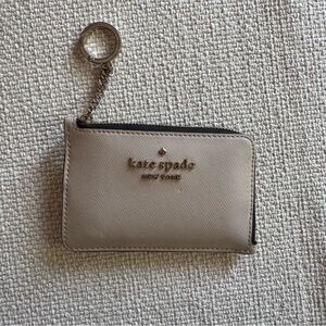 Kate Spade Cream Keychain Wallet